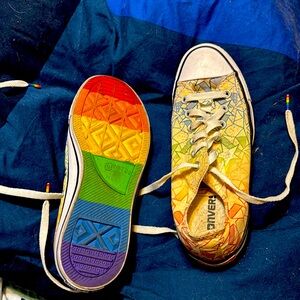 Women’s size 8 Pride Converse Chuck Taylors